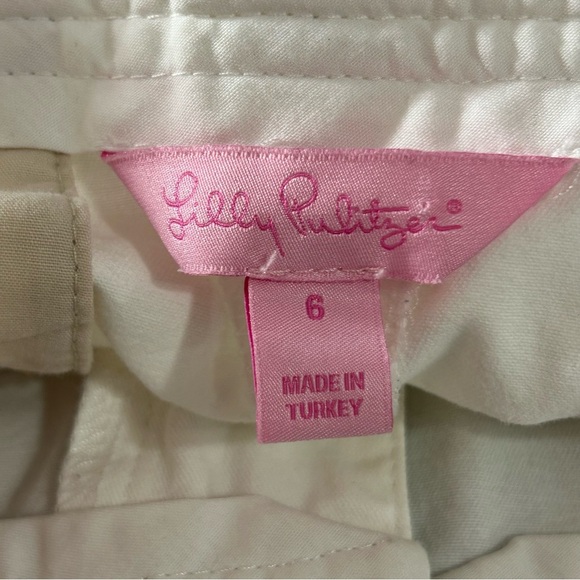 Lilly Pulitzer White Cotton Midi Skirt Size 6 - Picture 2 of 8